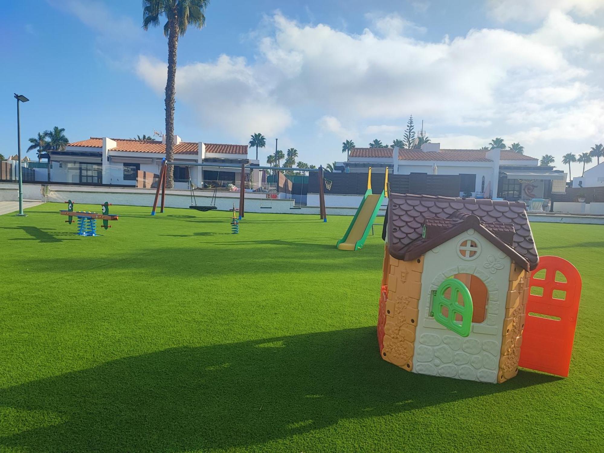 Bungalow Maspalomas Golf Con Jacuzzi, Piscina Y Jardin San Bartolomé Eksteriør bilde